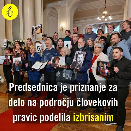 Vir: Amnesty Slovenije Facebook