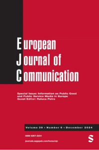 european journal of communication dec 2024